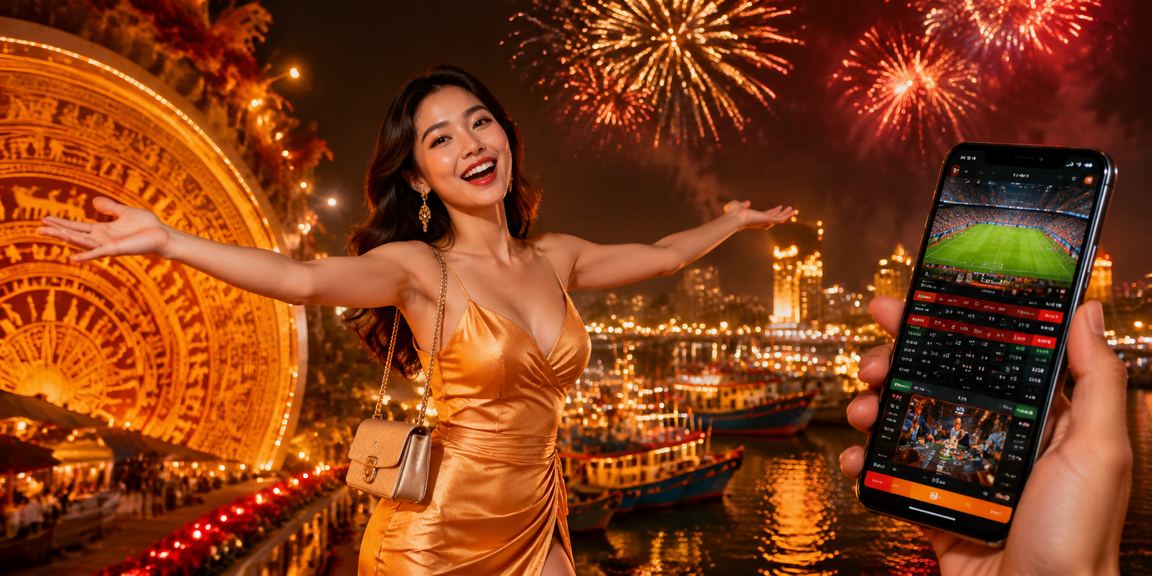 Người dùng truy cập casino mobile tại chợ đêm Vũng Tàu